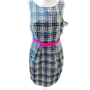 Eliza J Sleeveless Belted Dress